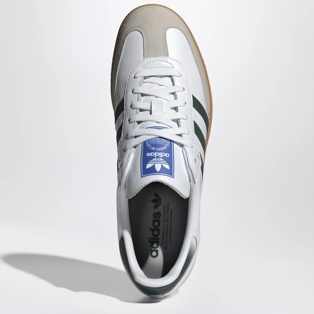 adidas Originals - Low Samba OG white/green trainer