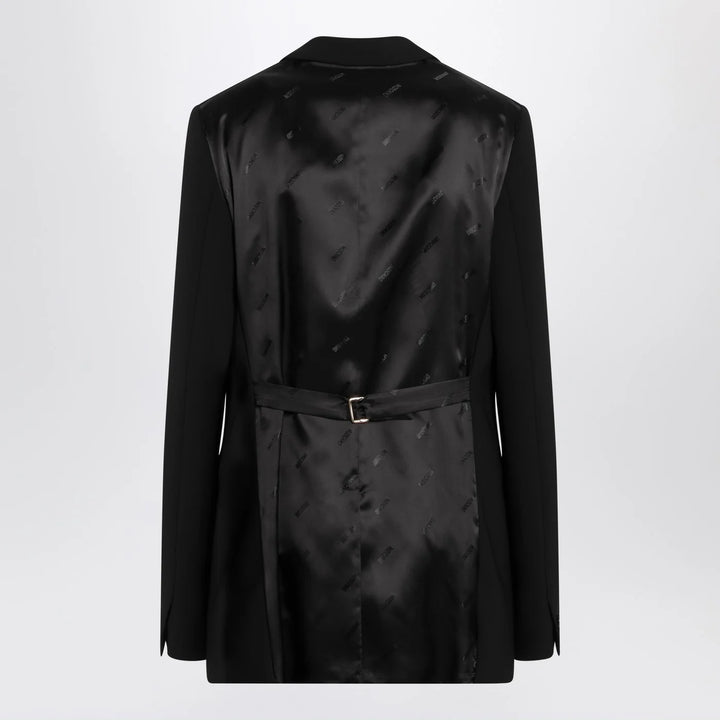 Moschino - Black single-breasted jacket