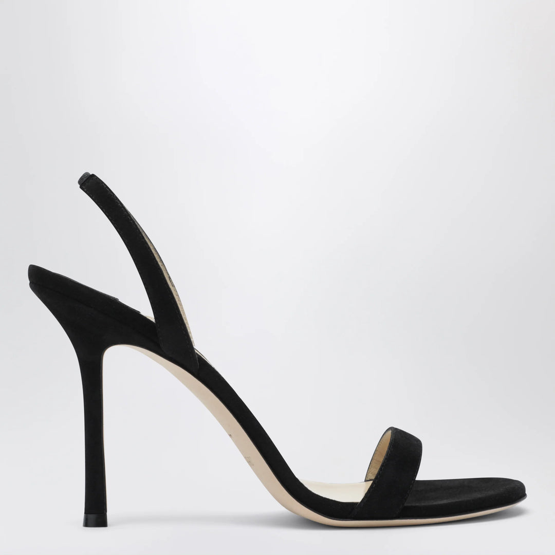 Jimmy Choo - Jenn 100 black suede sandals