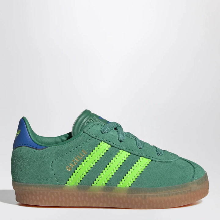 adidas Originals - Green Gazelle Sneakers with elastic laces