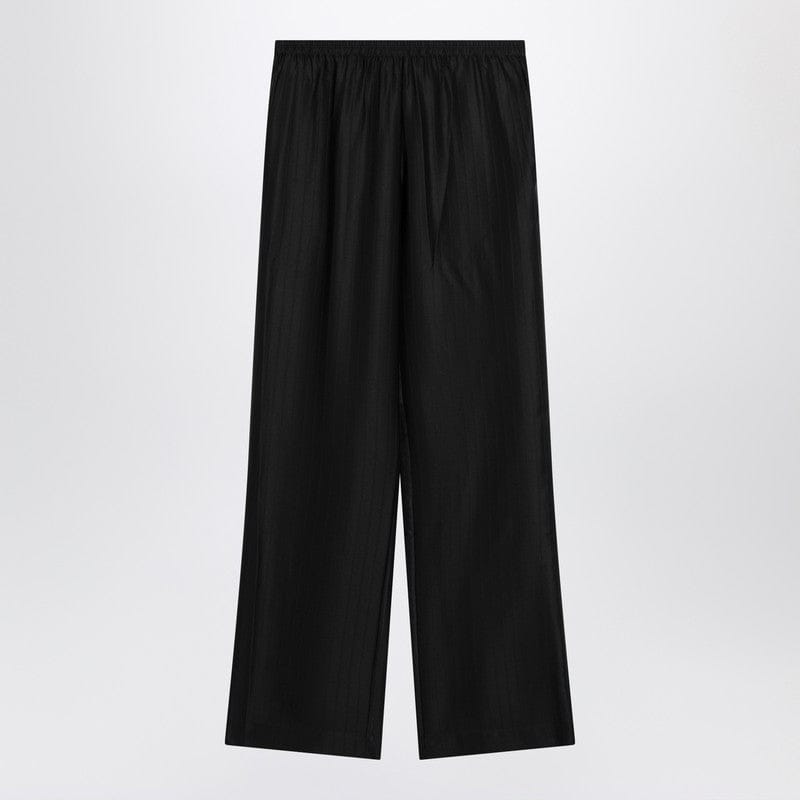 Pants LouLou De Saison - Black wide-leg Kadala trousers - S Brand