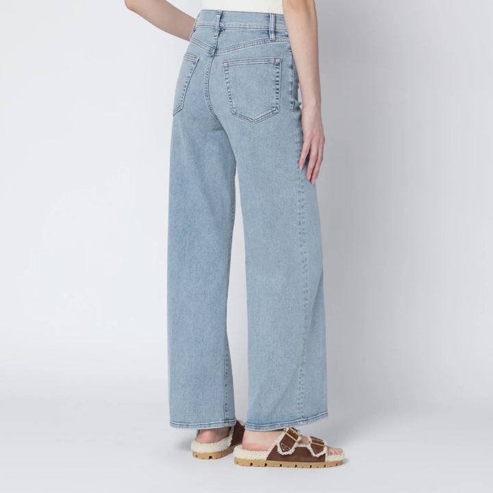Frame - Le Slim Palazzo jeans in Tribute light blue