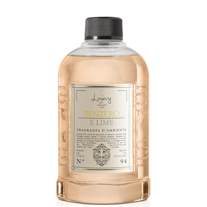 Home Diffuser 500ml Refill Logevy Ginger and Lime Home Fragrance Brand