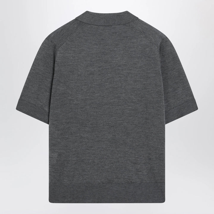 LouLou De Saison - Grey Migo Fluid Cashmere Polo