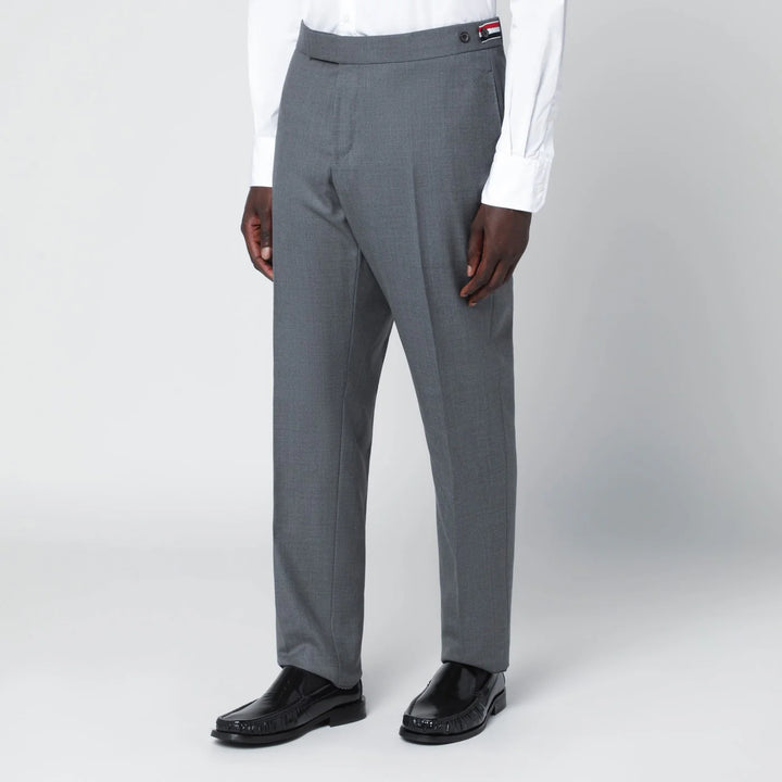 Thom Browne - Grey wool trousers