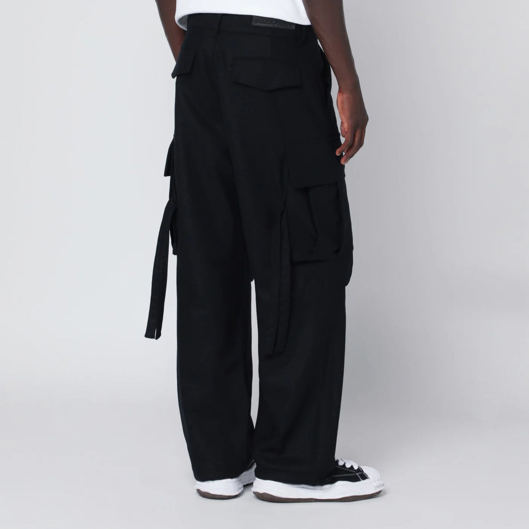 DARKPARK - Black Saint wool cargo trousers