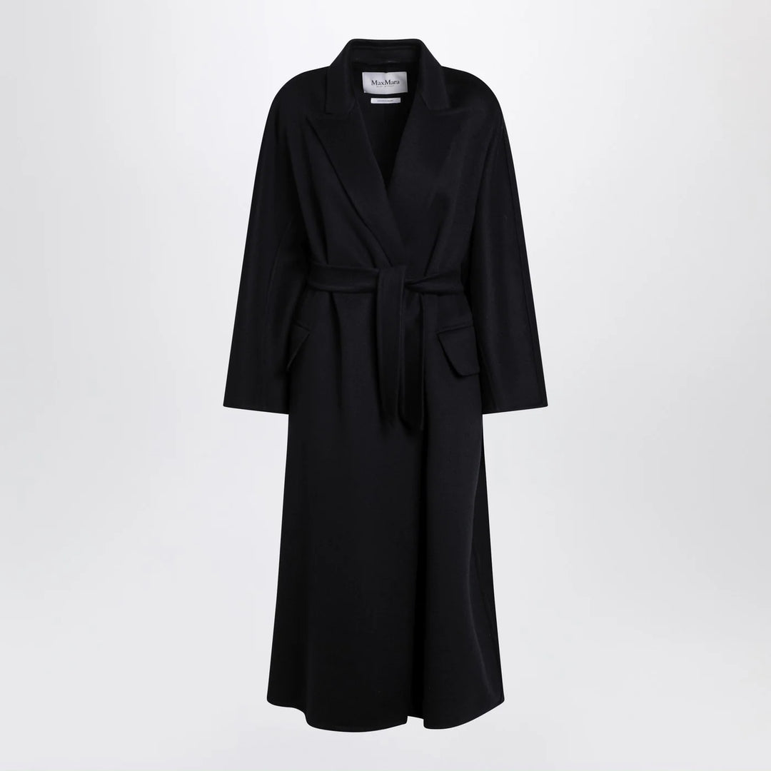 Max Mara - Navy cashmere wrap coat