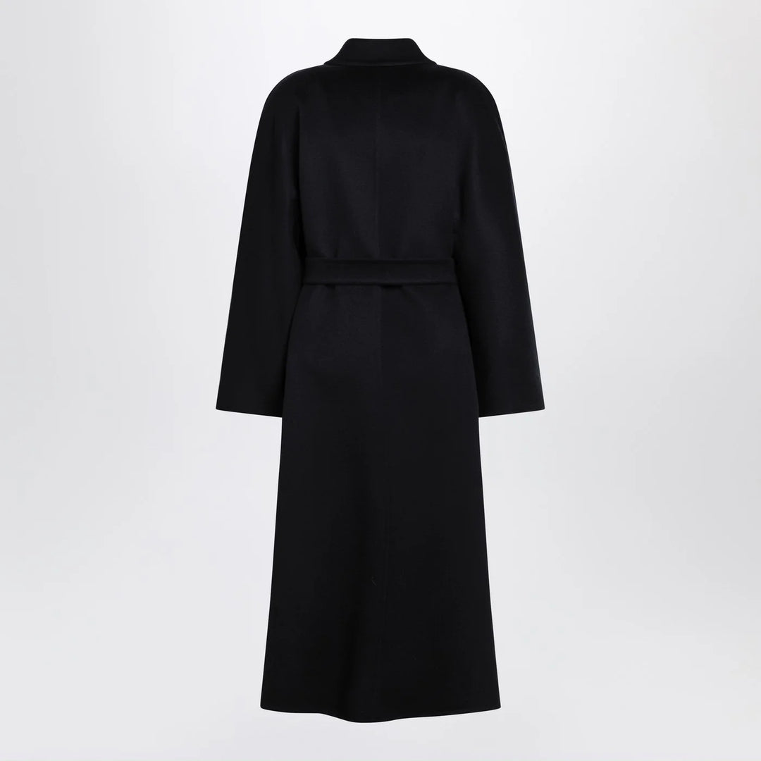 Max Mara - Navy cashmere wrap coat