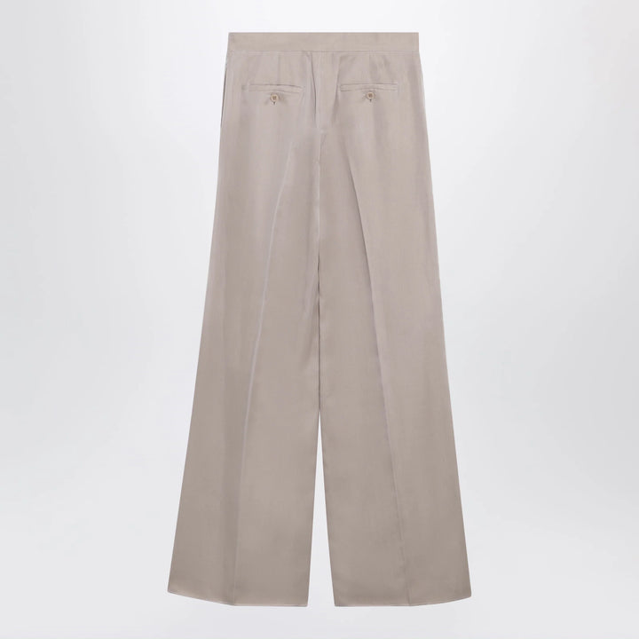 Max Mara - Long silk trousers in pink