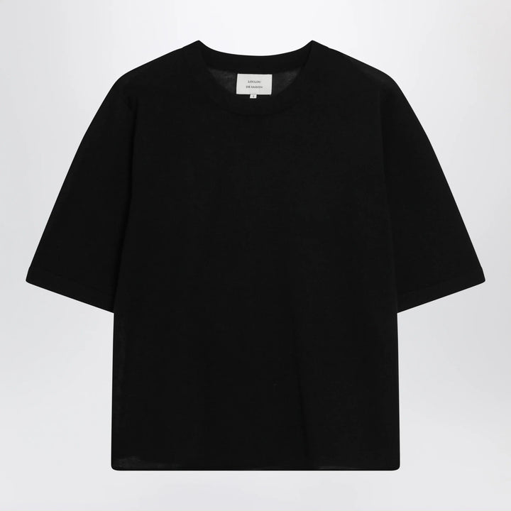 LouLou De Saison - Black Nala Fluid Cashmere Top Brand Shirts &amp; Tops XS