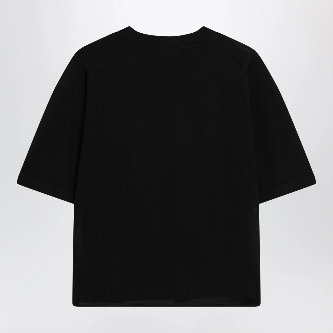 LouLou De Saison - Black Nala Fluid Cashmere Top