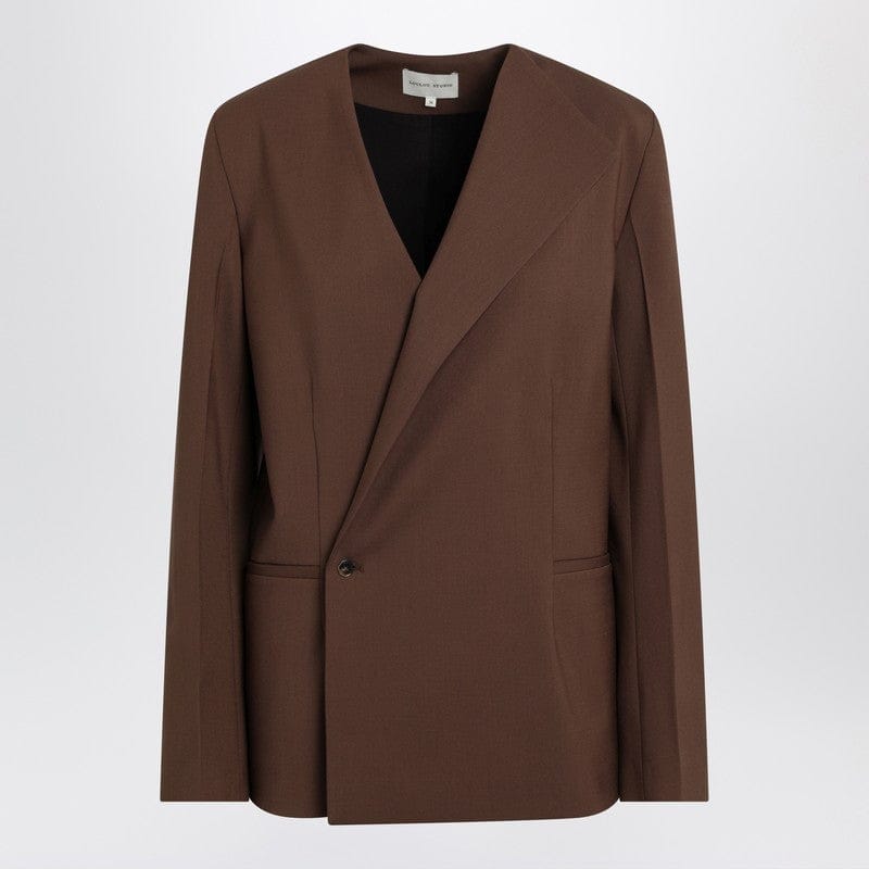Coats & Jackets LouLou De Saison - Brown double-breasted wool jacket - 36 FR Brand