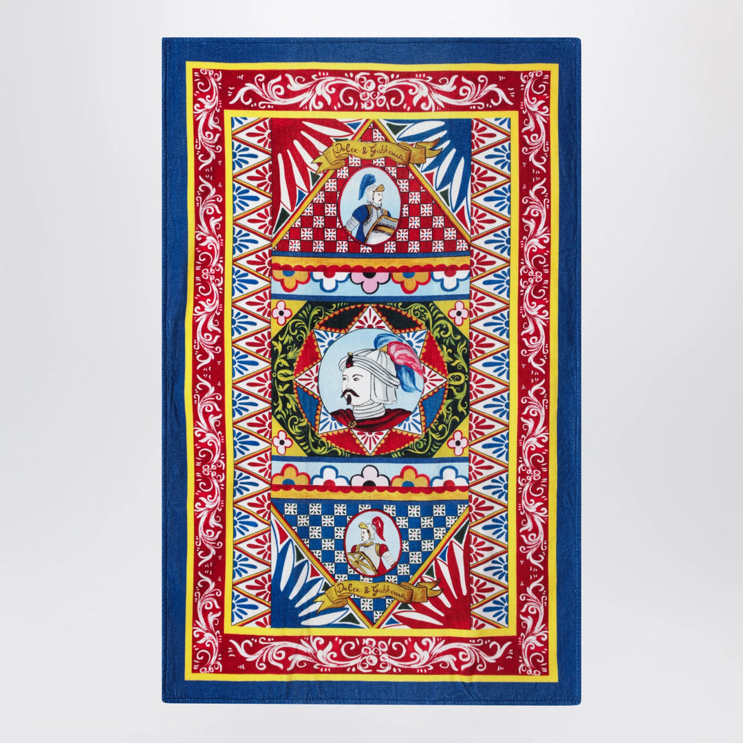 Dolce&amp;Gabbana - Carretto beach towel in cotton