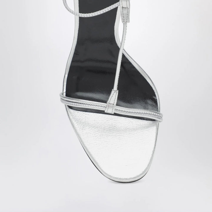 Jude - Mixer sandal in silver leather
