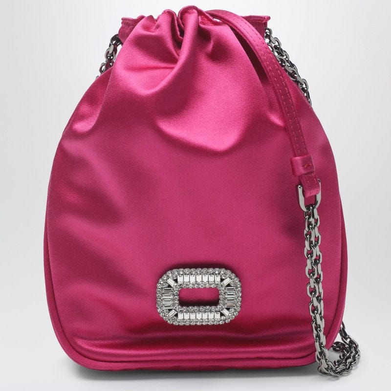 #N/A ROGER VIVIER - Nano Pilgrim bag in fuchsia satin - One size Brand