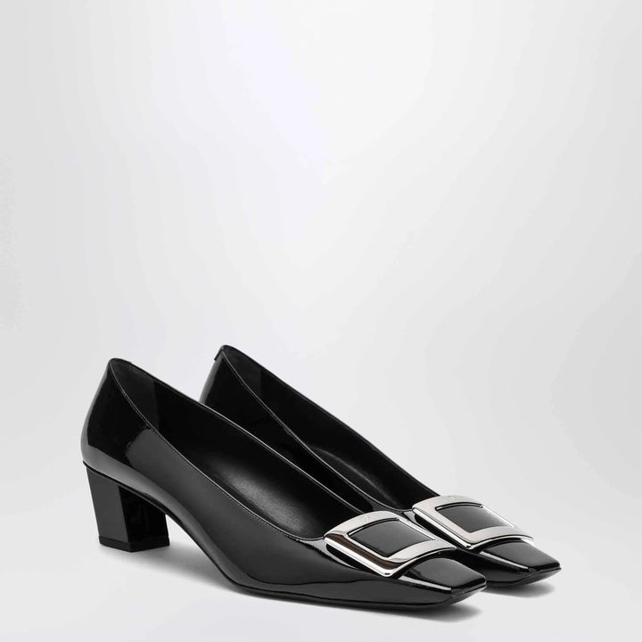 ROGER VIVIER - Belle Vivier patent leather black décolletés