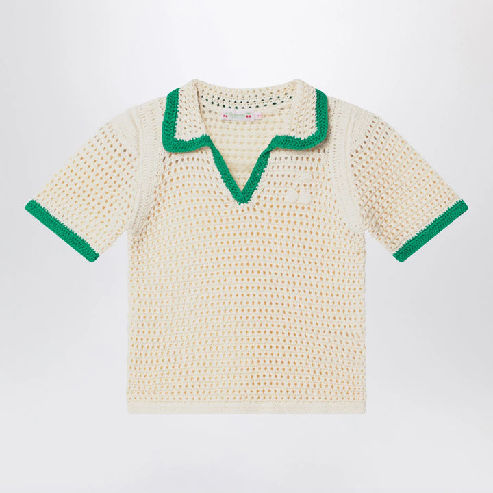Bonpoint - Elanita sweater in ivory/green