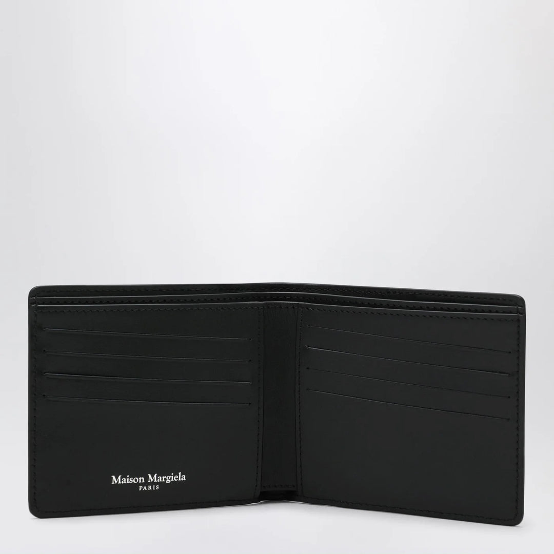 Maison Margiela - Black bi-fold leather wallet