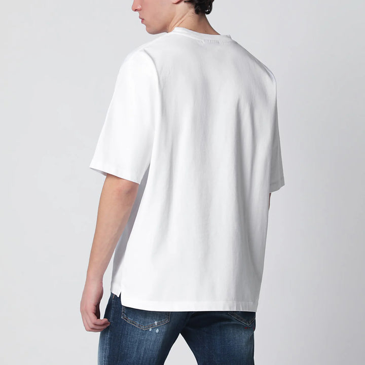 Dsquared2 - White loose-fit T-shirt with logo print