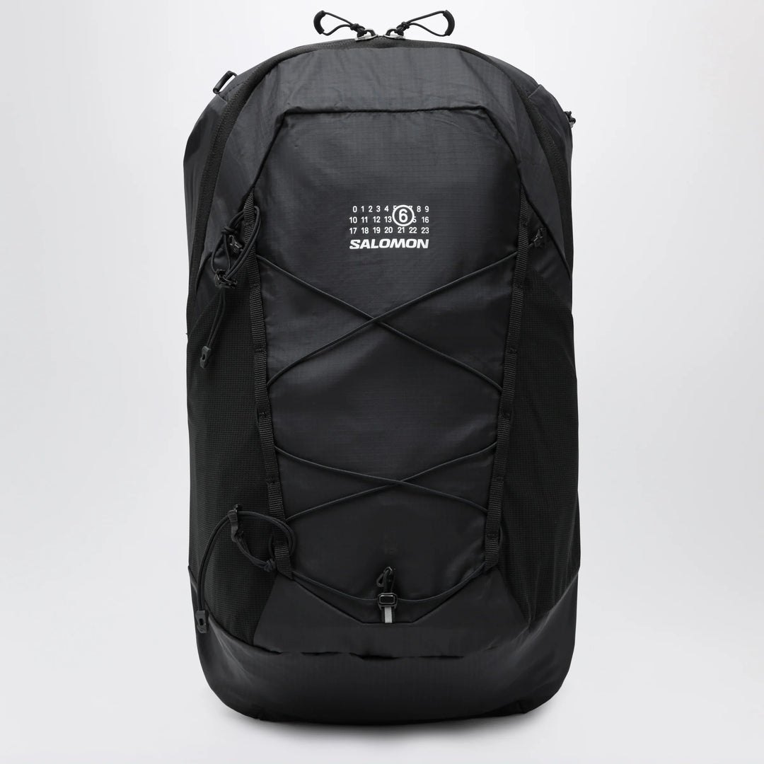MM6 Maison Margiela - XT-15 technical nylon backpack in black and white