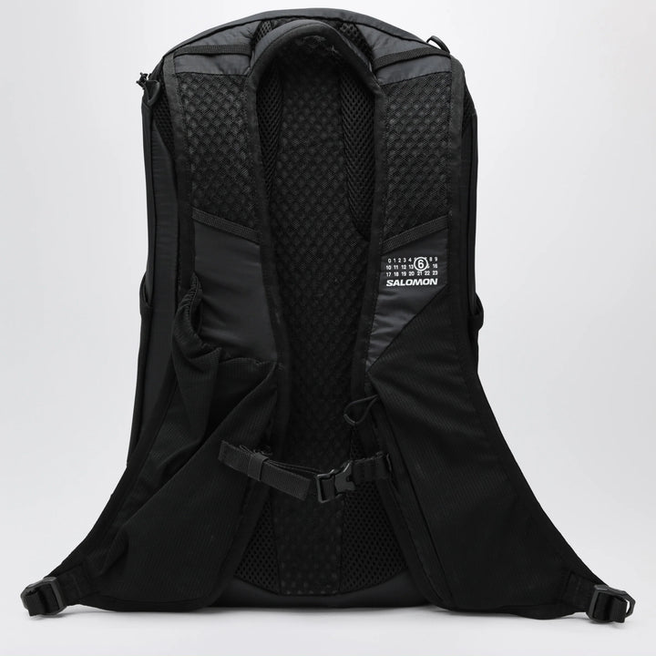 MM6 Maison Margiela - XT-15 technical nylon backpack in black and white