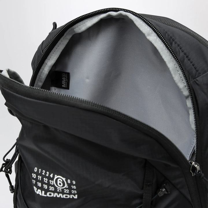 MM6 Maison Margiela - XT-15 technical nylon backpack in black and white
