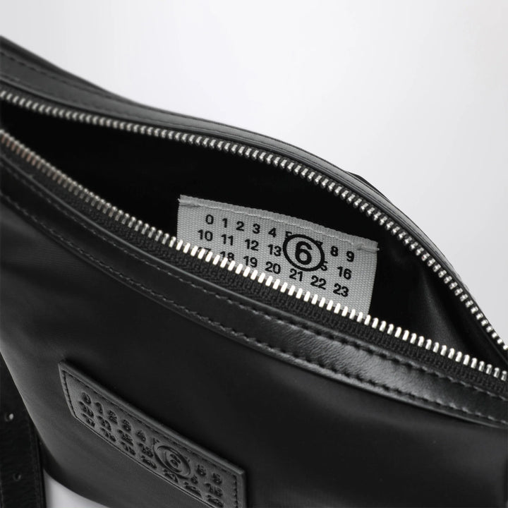 MM6 Maison Margiela - Black nylon Numeric Vertical crossbody bag
