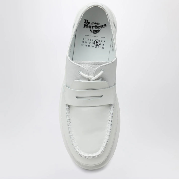 MM6 Maison Margiela - White loafer MM6 X Dr. Martens