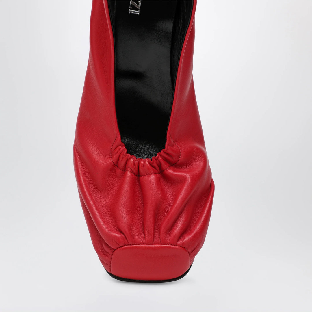 Durazzi Milano - Red décolleté with D-Ring logo
