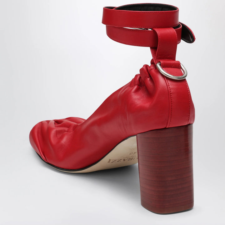Durazzi Milano - Red décolleté with D-Ring logo