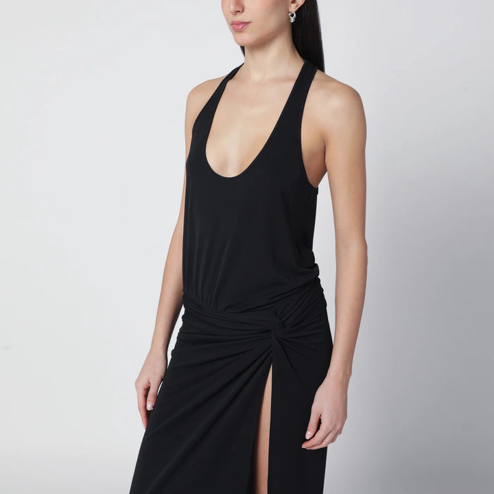 THE ANDAMANE - Black Juno dress with ruching