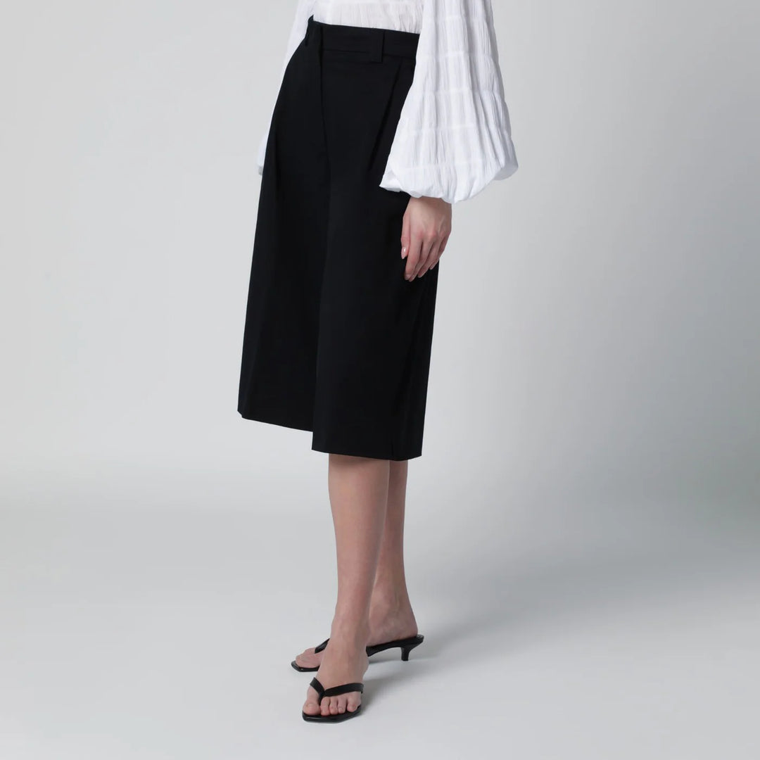 TheLatest - Black cotton Dakota bermuda shorts