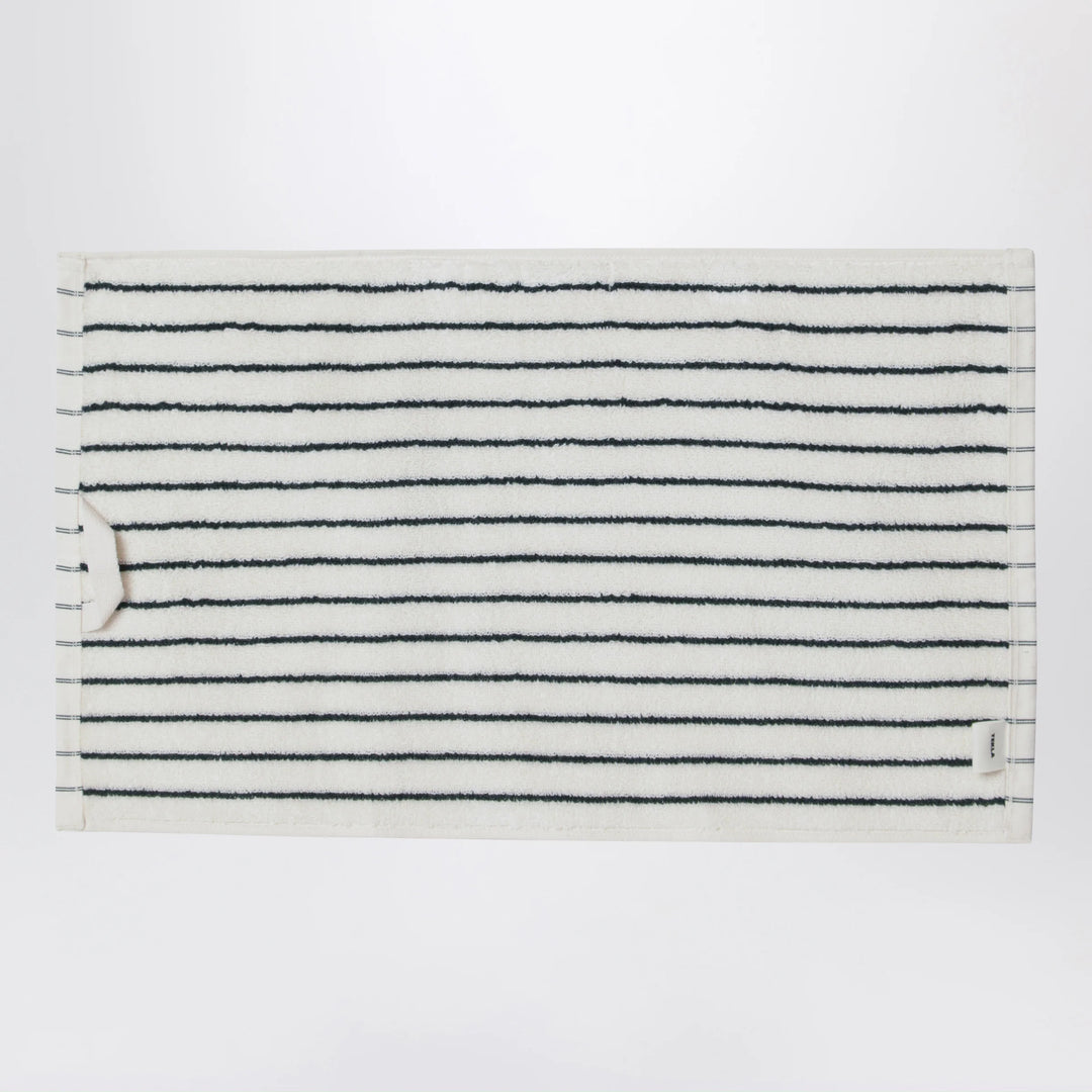 Tekla - White striped guest towel 30x50