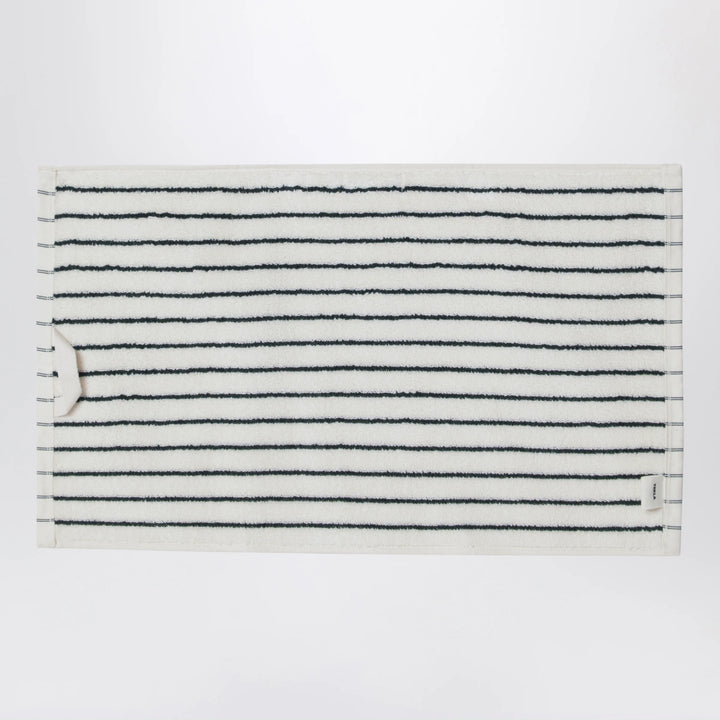 Tekla - White striped guest towel 30x50