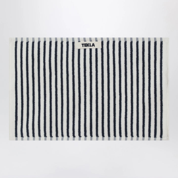 Tekla - White striped guest towel 30x50
