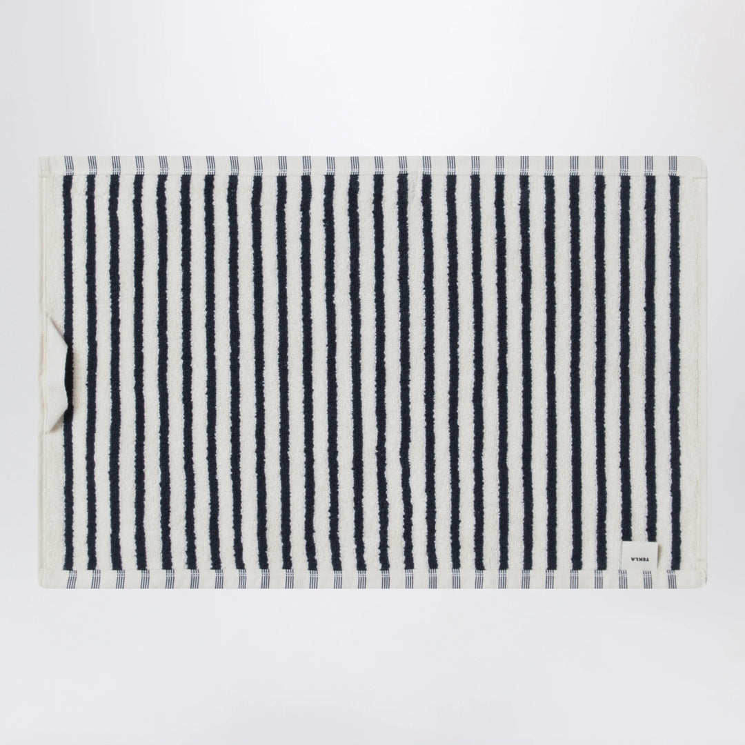 Tekla - White striped guest towel 30x50