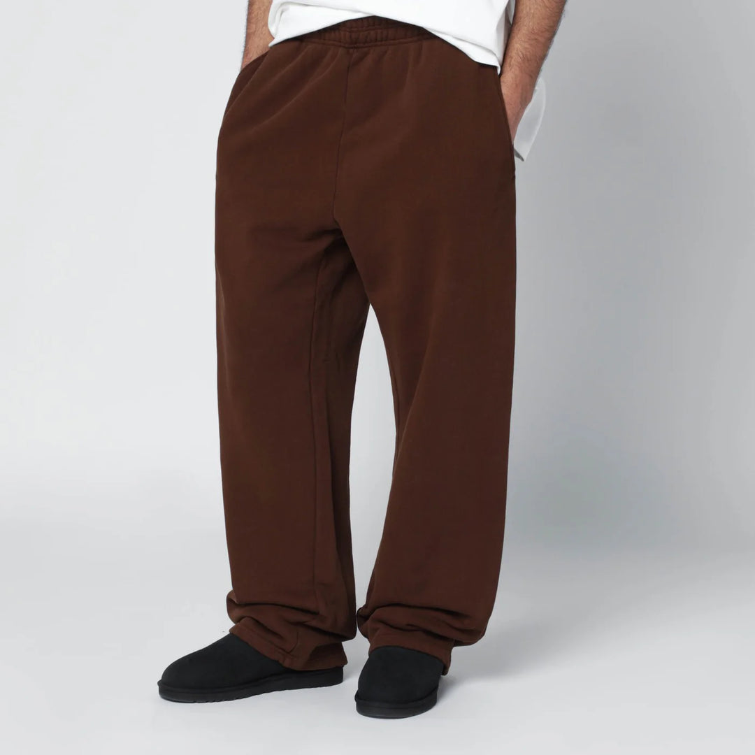 Entire Studios - Dark brown cotton joggers