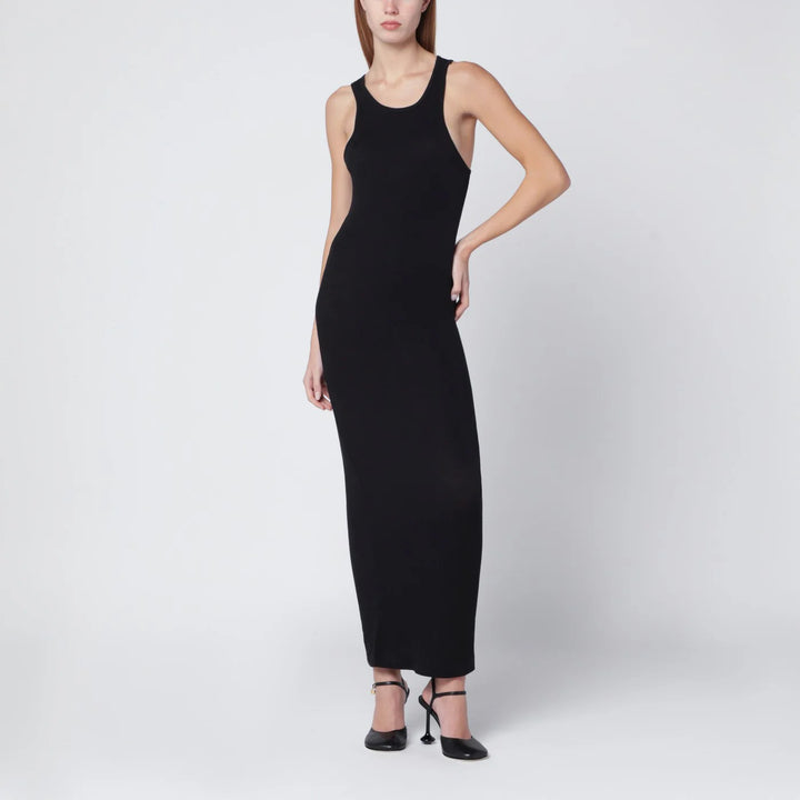 Entire Studios - Black sleeveless cotton-blend dress