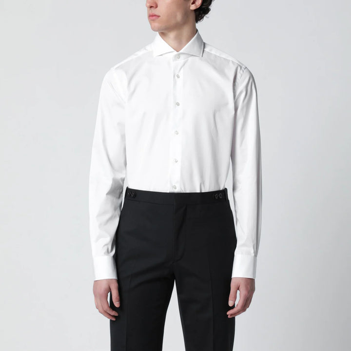 XACUS - Travel Tailor Fit shirt white