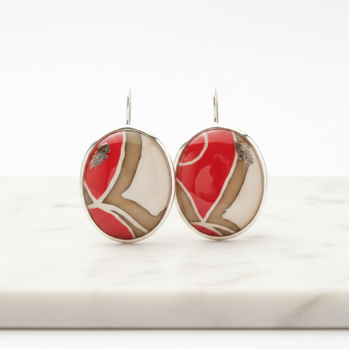 Antonella Piacenti Earrings – Marble