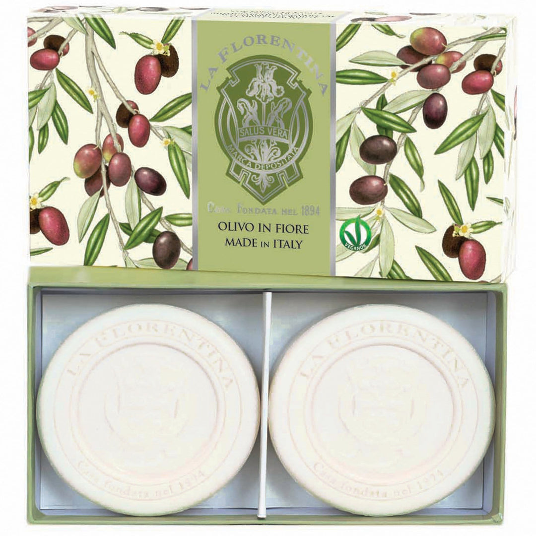 La Florentina 115g 2 Bars Soap Gift Boxed La Florentina Olivo in Fiore 115g 2 Bars Soap Brand