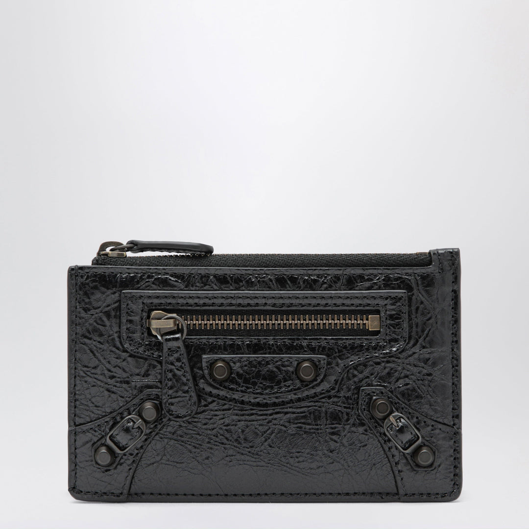 Apparel & Accessories TU Balenciaga - Black Le City cardholder with coin pocket Brand