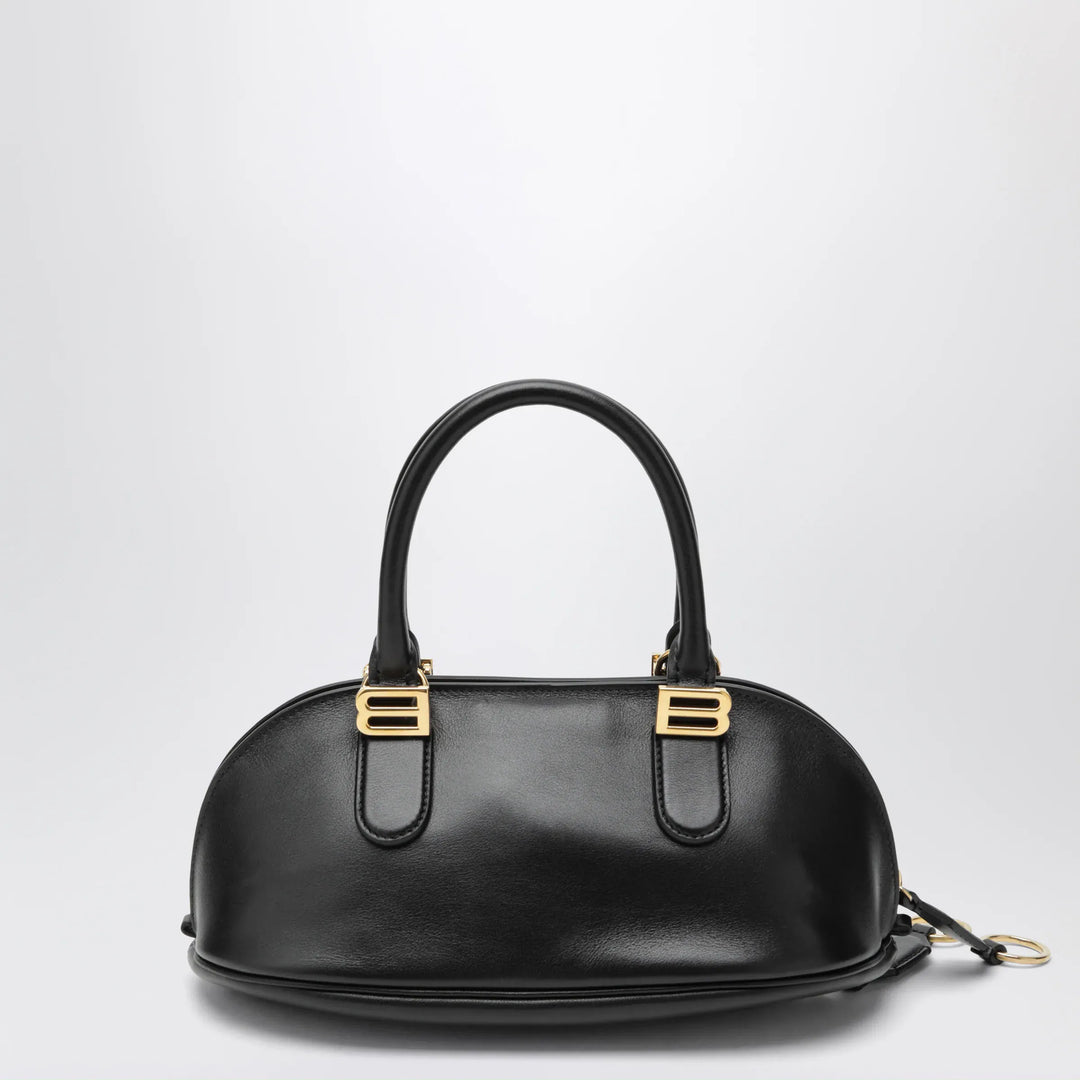 Balenciaga - Bolero Mini bowling bag in black leather Brand Apparel &amp; Accessories TU
