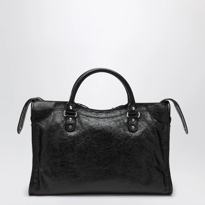 Balenciaga - Le City Medium bag in Arena lambskin leather black Brand Apparel &amp; Accessories U