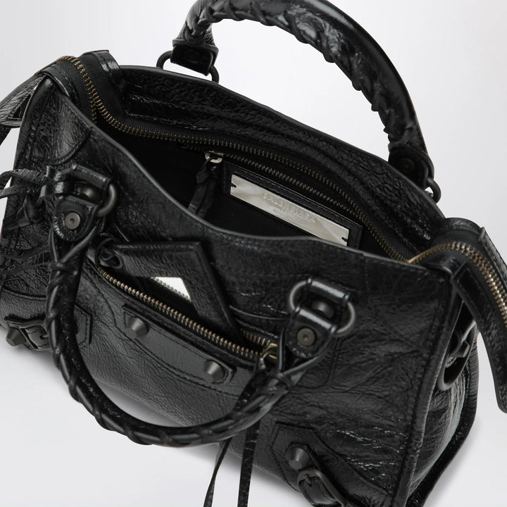 Balenciaga - Le City Mini handbag in Arena lambskin black Brand Apparel &amp; Accessories TU