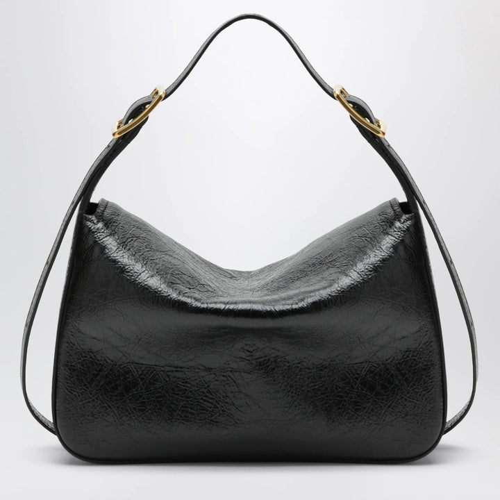 Balenciaga - Medium Clicca shoulder bag in lambskin leather, black Brand Apparel &amp; Accessories TU