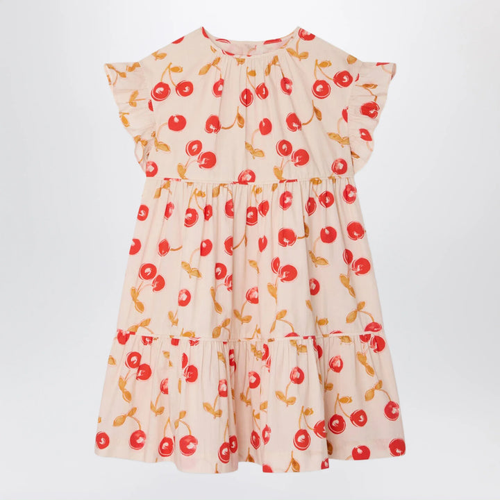 Bonpoint - Leontine écru dress with ruffles Brand Apparel &amp; Accessories