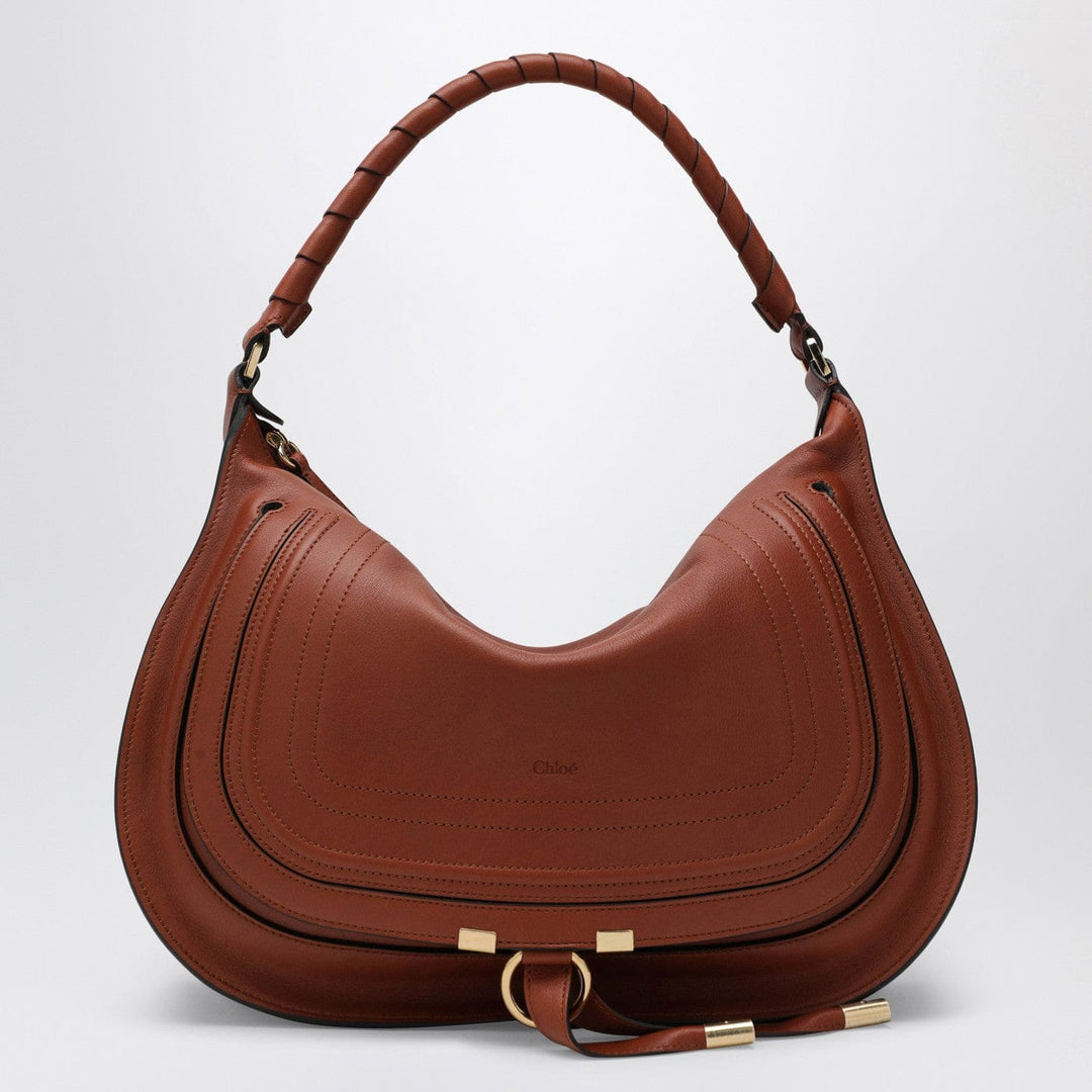 Apparel &amp; Accessories TU Brown leather Marcie shoulder bag Brand