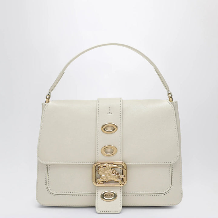 Burberry - Small Rider shoulder bag in beige lambskin Brand Apparel &amp; Accessories U
