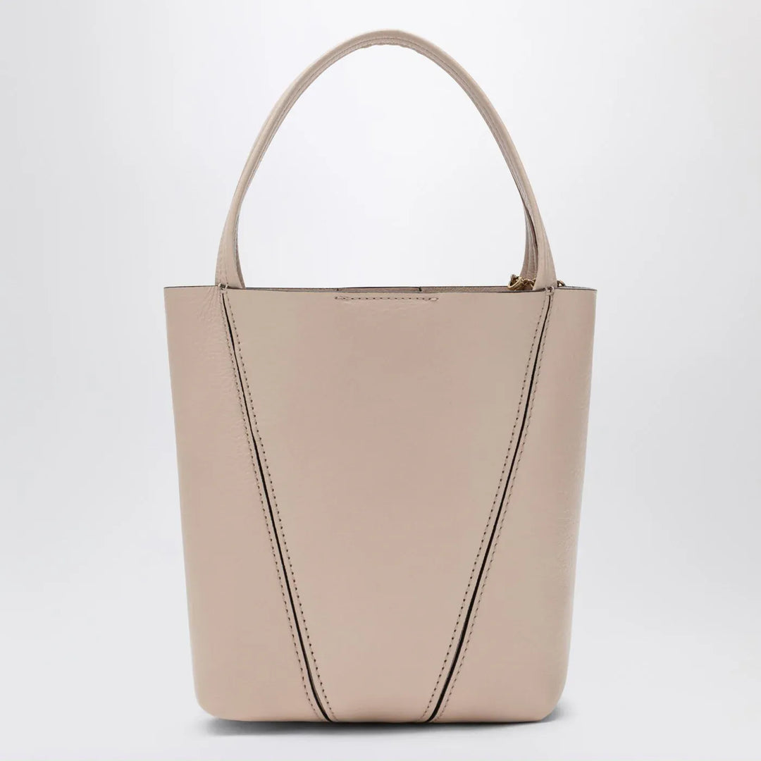 Chloé - Small Chloé Spin tote bag in Cement Pink Brand Apparel &amp; Accessories TU